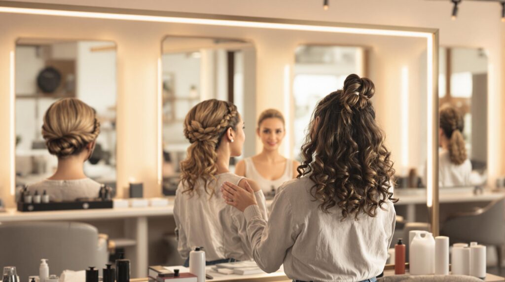 Coiffure pour Cheveux Gras