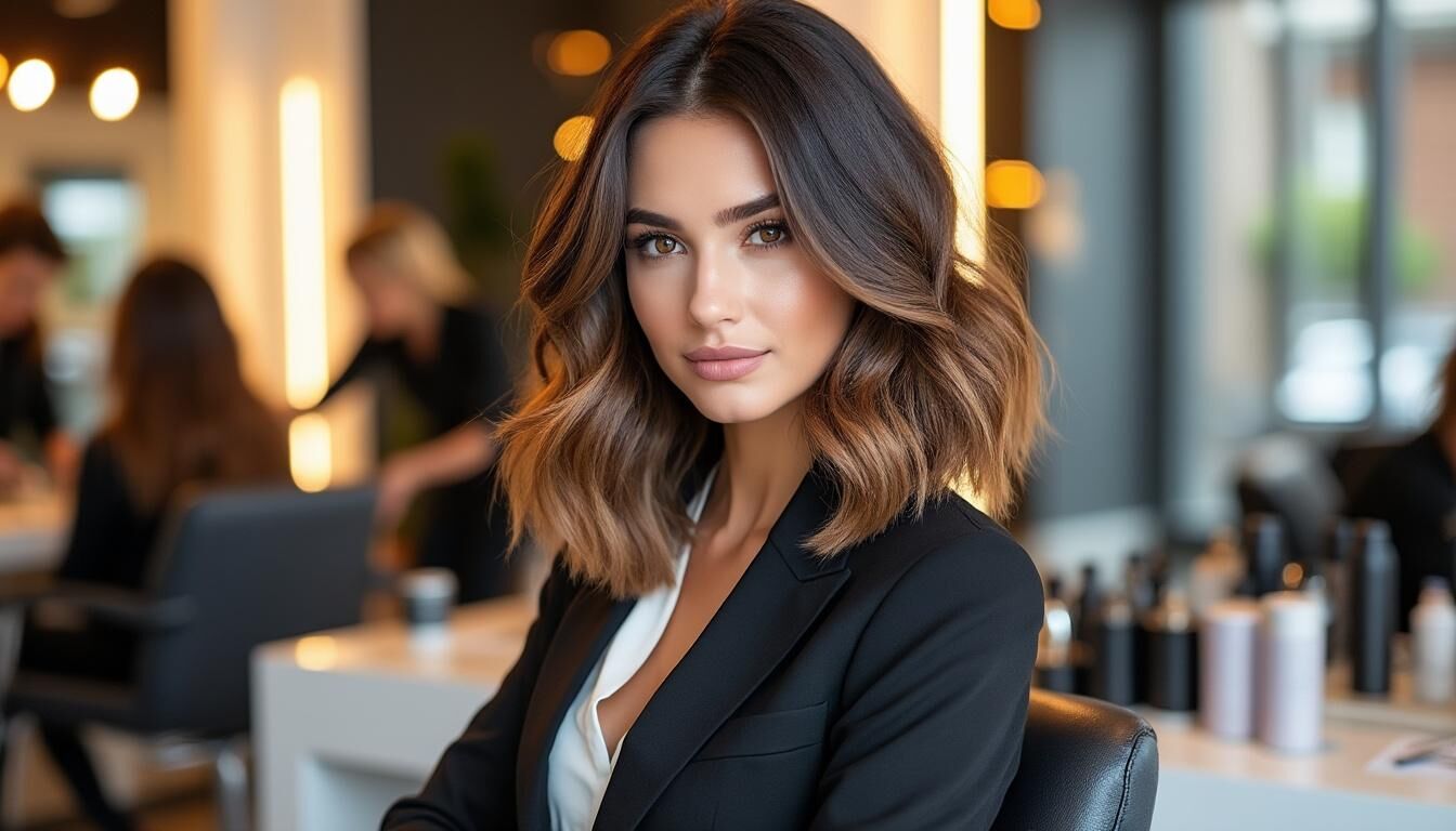 balayage pour brune foncé
