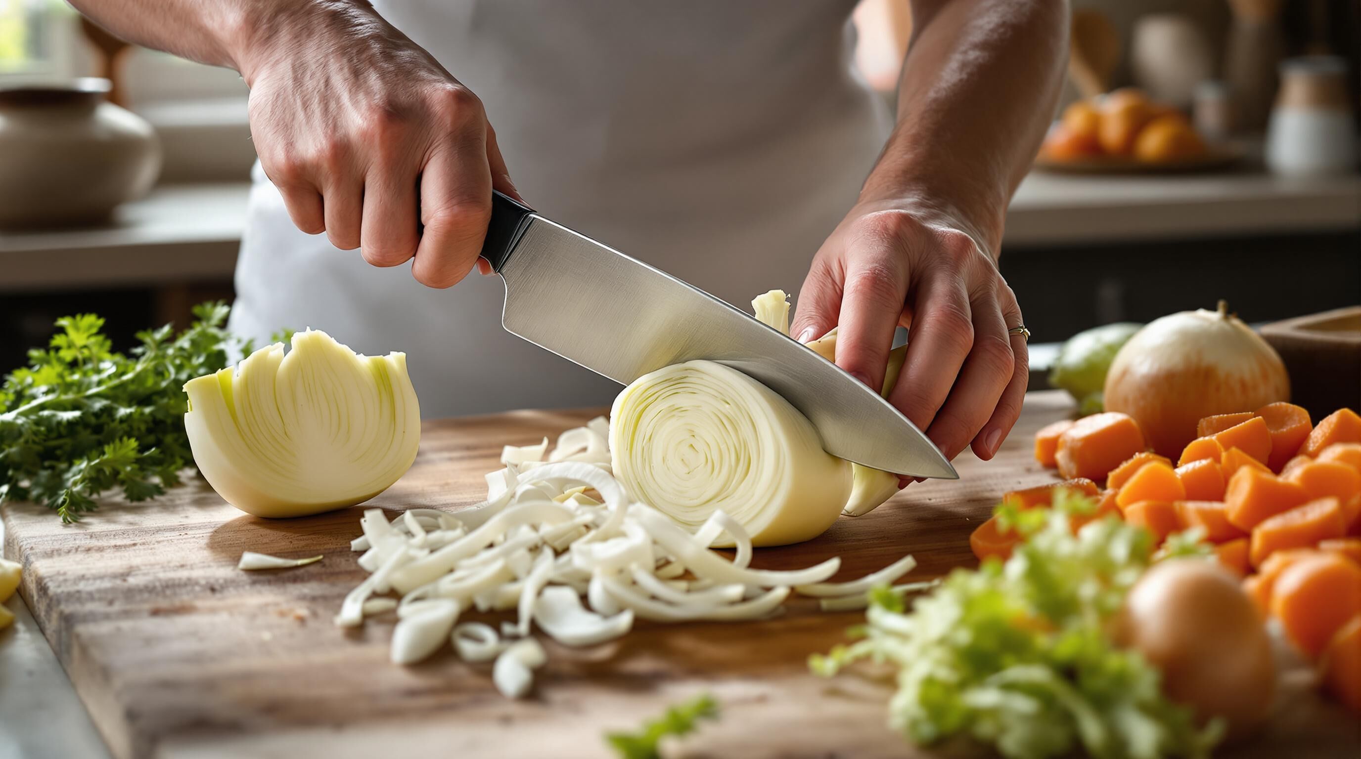 Découvrez comment préparer et cuisiner le fenouil à travers des astuces pratiques et des recettes délicieuses. Apprenez à sublimer ce légume aux saveurs anisées et à l'intégrer facilement dans vos plats quotidiens.